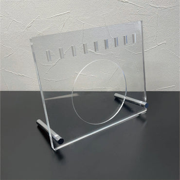 アクリルコレクションボードスタンド-三枚重ねタイプ 付属パーツ付きセット 200mm×170mm
