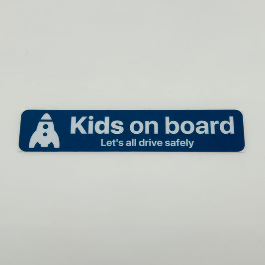 ステッカー［Kids on board］
