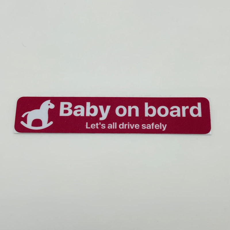 ステッカー［Baby on board］