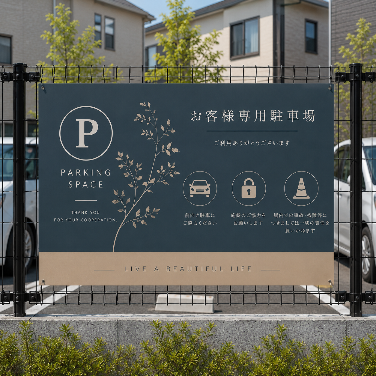 パネル看板 - アルミ複合板